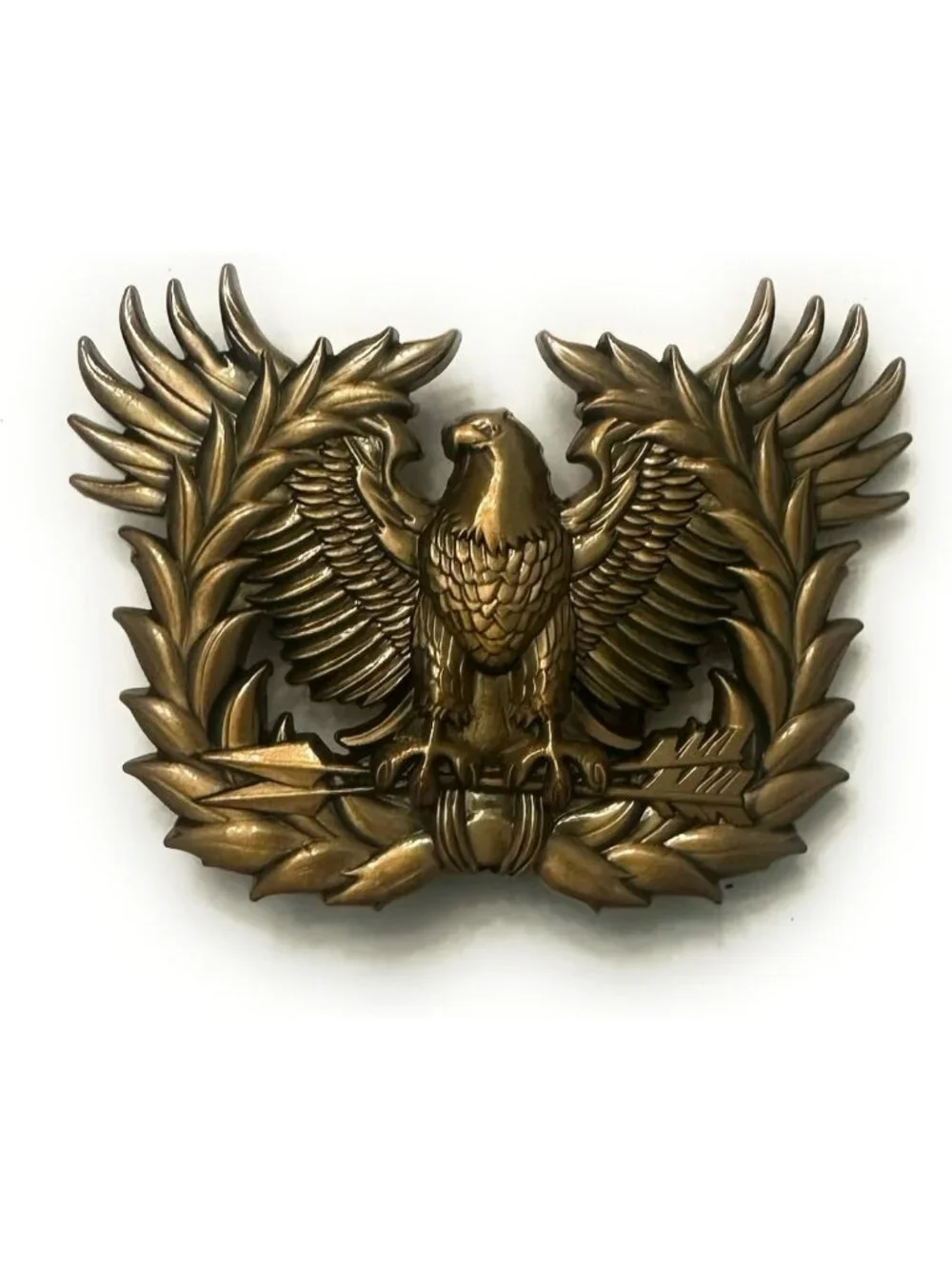 Eagle Rising Traditional Belt Buckle - Military Style, Durable, Unique Design